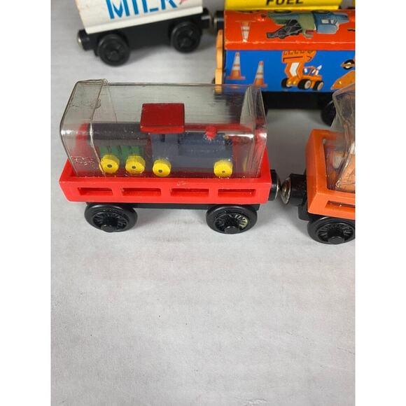 Vintage 1990s Learning Curve Thomas the Train Cars, Including Some Custom-Made - Picture 2 of 6